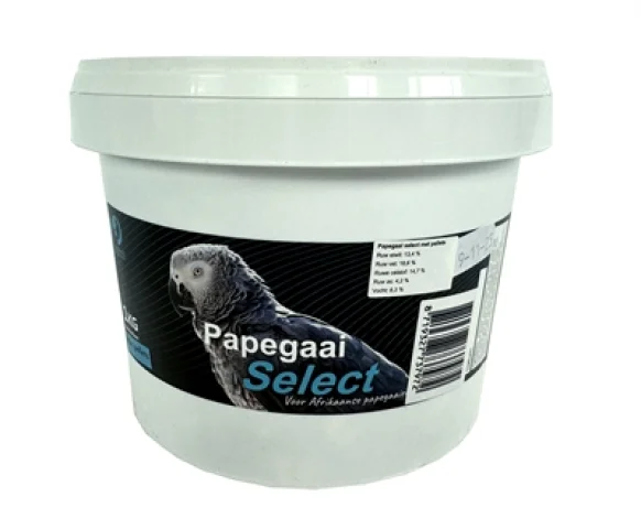 HARECO PAPEGAAI SELECT MET PELLETS