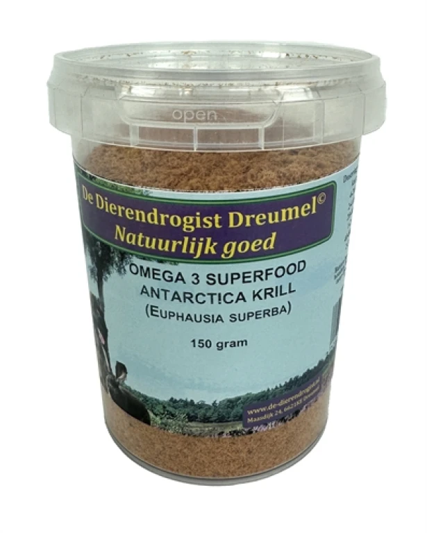 Voedingssupplement voor Honden en Katten Krill - 1 stuk (150 gr)