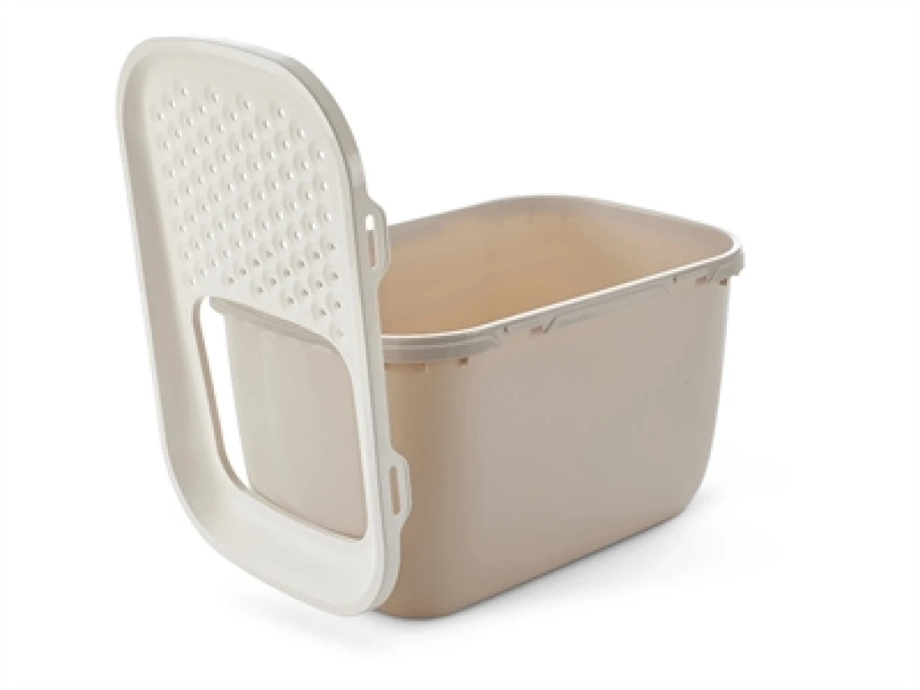 Savic Kattenbak Hop In Giant Wit/Mokka 74x50x43,5 cm