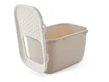 SAVIC KATTENBAK HOP IN GIANT WIT / MOKKA