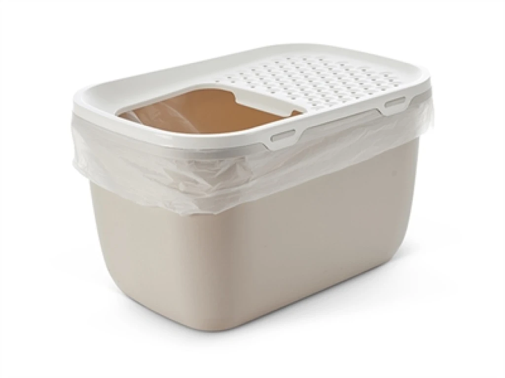 Savic Kattenbak Hop In Giant Wit/Mokka 74x50x43,5 cm