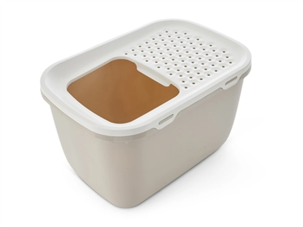 Savic Kattenbak Hop In Giant Wit/Mokka 74x50x43,5 cm