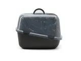SAVIC KATTENBAK NESTOR JUMBO MARBLE GRIJS / ZWART