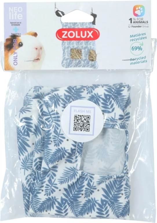 Zolux Neolife Hooizak voor Cavia Blauw - 1 stuk