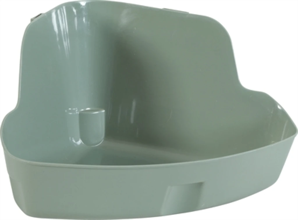 Hoektoilet Groen 42x31x21 cm voor konijnen, 1 stuk