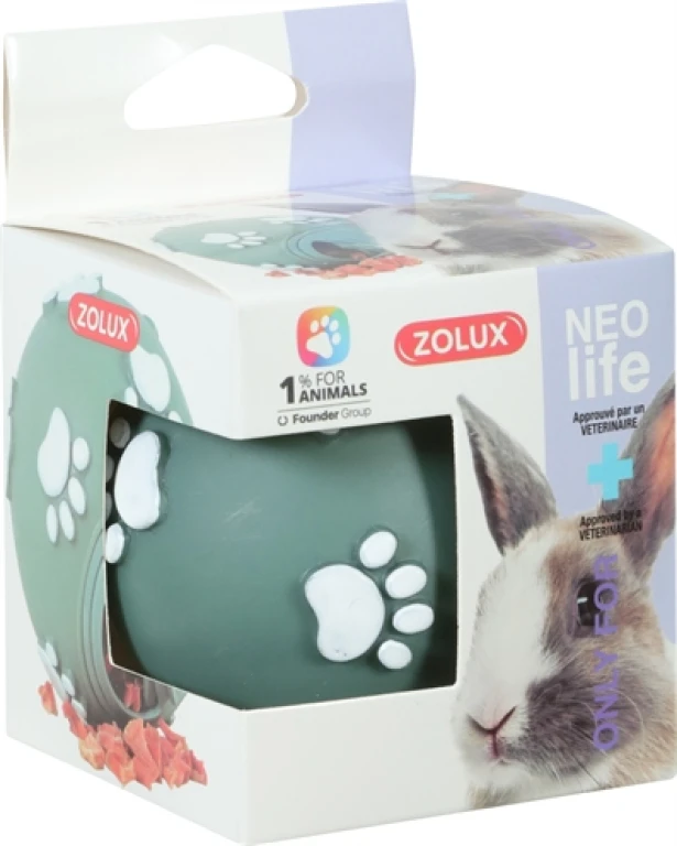 Zolux Snackbal Konijn Groen - 1 stuk