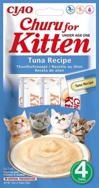 Kat Snacks Tonijn voor Kittens - set van 4