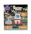 EASYPETS SUMMER ROCKETSHIP SPRINKLER