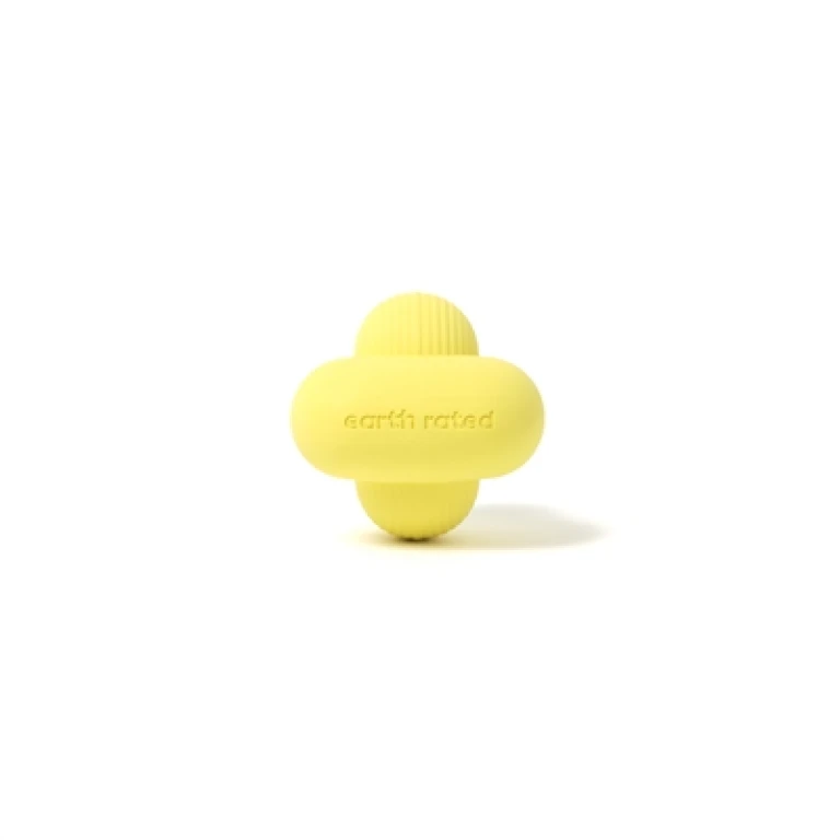 Earth Rated Fetch Toy Rubber hondenspeeltje - Geel - 1 stuk