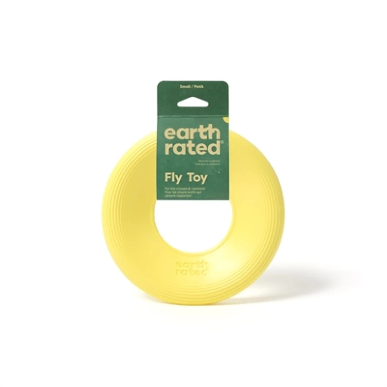 Earth Rated Flyer Toy TPE Gele Frisbee voor Honden - 1 stuk