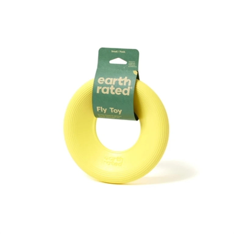Earth Rated Flyer Toy TPE Gele Frisbee voor Honden - 1 stuk