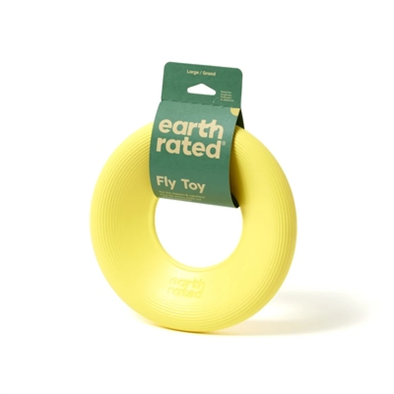 Earth Rated Flyer Toy TPE Frisbee - Geel - 1 stuk