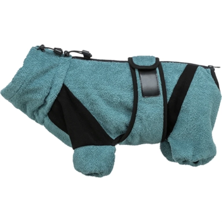 Trixie Badjas voor Honden - Petrol - 70 cm - 1 stuk