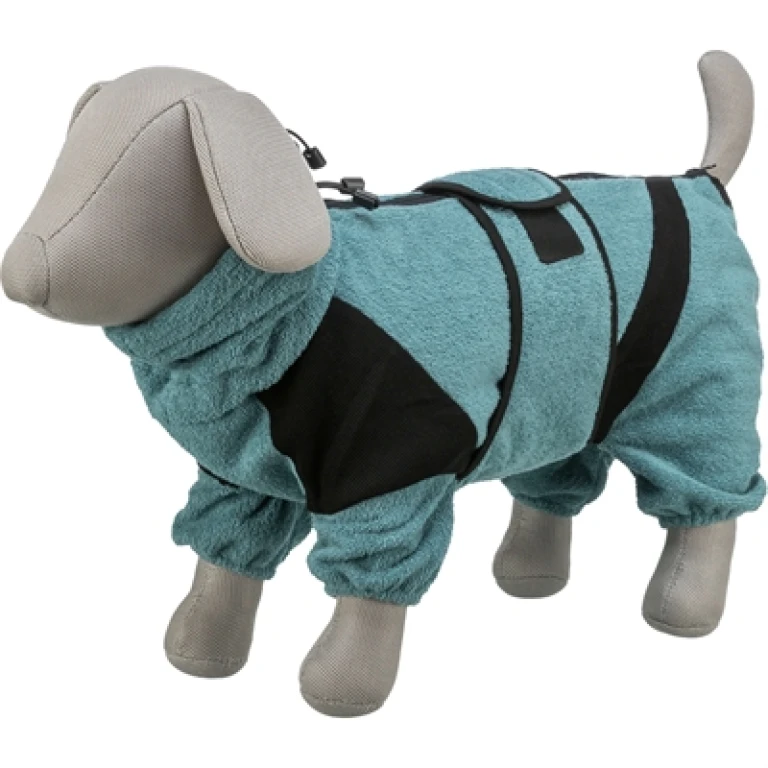 Trixie Badjas voor Honden - Petrol - 70 cm - 1 stuk