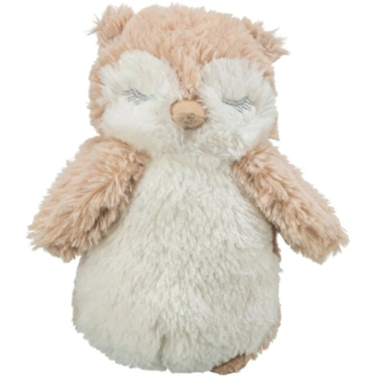 Hondenknuffel Uil Gerecycled 18 cm - 1 stuk