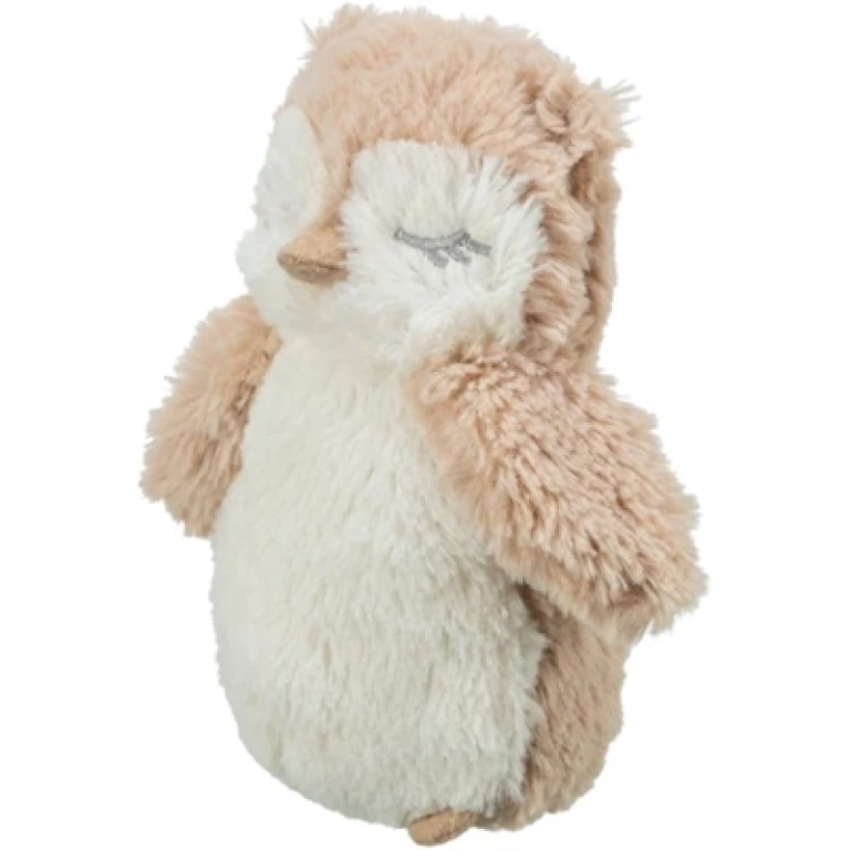 Hondenknuffel Uil Gerecycled 18 cm - 1 stuk