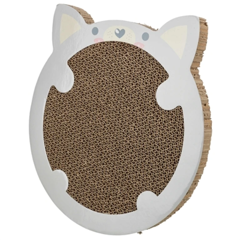 Krabplank Karton Lichtgrijs 31x32,5x2,5 cm - 1 stuk