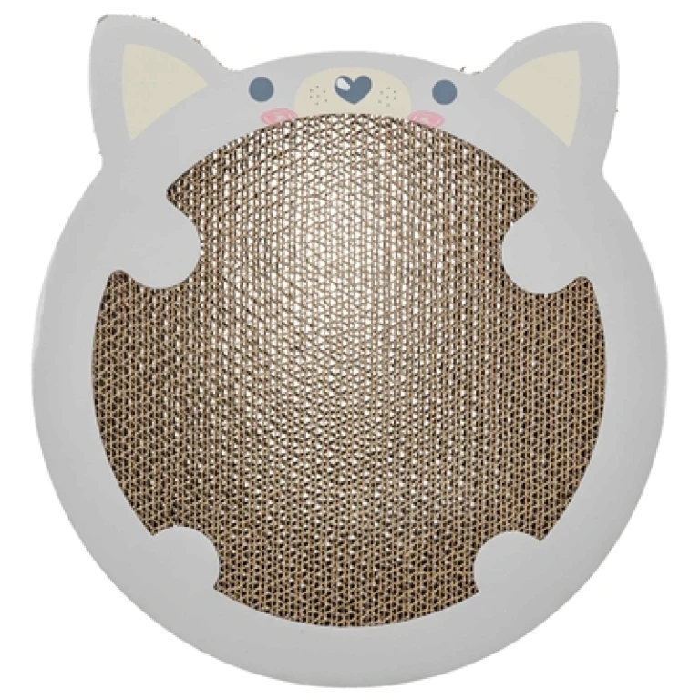 Krabplank Karton Lichtgrijs 31x32,5x2,5 cm - 1 stuk
