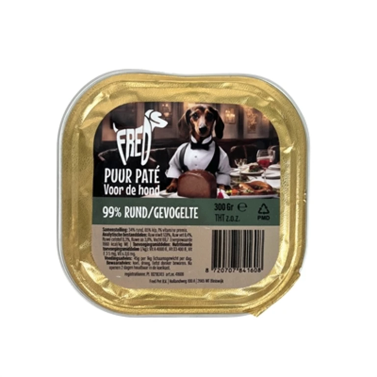 Hond Natvoer Rund & Gevogelte 2,7 kg (9 x 300 gr)