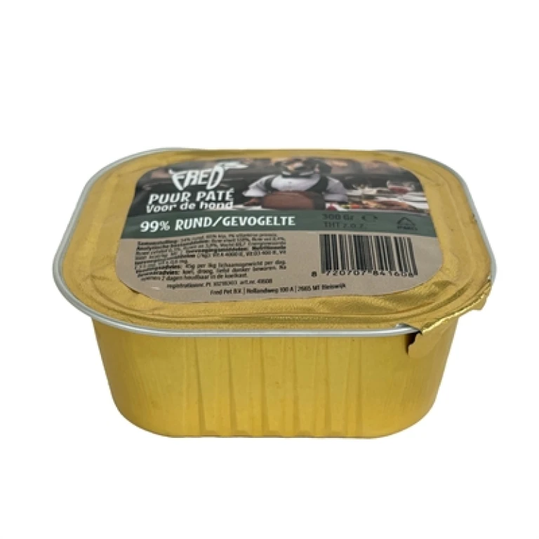Hond Natvoer Rund & Gevogelte 2,7 kg (9 x 300 gr)