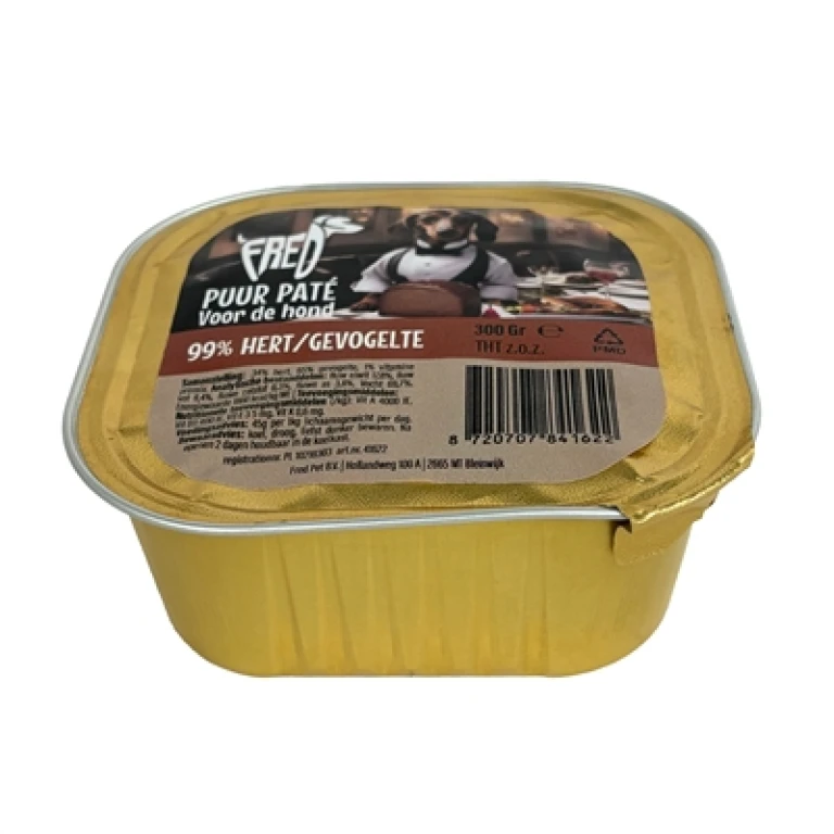 Hond Natvoer Hert & Gevogelte 2.7 kg (set van 9)
