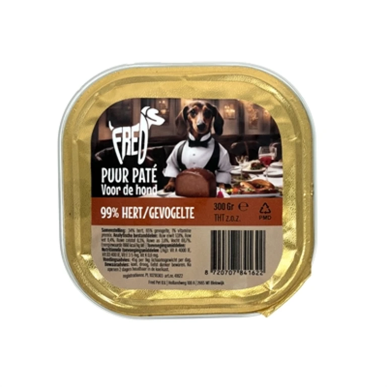 Hond Natvoer Hert & Gevogelte 2.7 kg (set van 9)