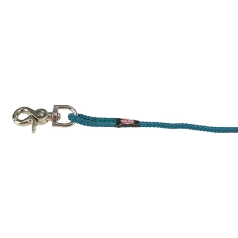 TRIXIE Hondenriem Sleeplijn Rond Petrol Blauw - 1 stuk - 10 meter