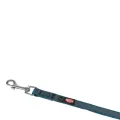 TRIXIE HONDENRIEM SLEEPLIJN MET RUBBER ANTI SLIP PETROL BLAUW