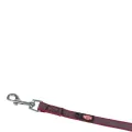 TRIXIE HONDENRIEM SLEEPLIJN MET RUBBER ANTI SLIP SANGRIA ROOD