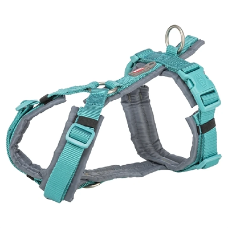 Hondentuig Aqua Blauw / Grafiet Grijs - 1 stuk
