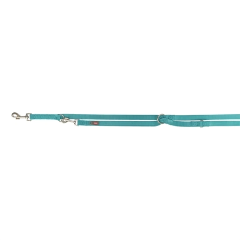 TRIXIE Hondenriem Premium Verstelbaar Aqua Blauw - 200 x 1,5 cm