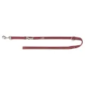 TRIXIE Verstelbare Hondenriem Premium - Sangria Rood - 1 stuk