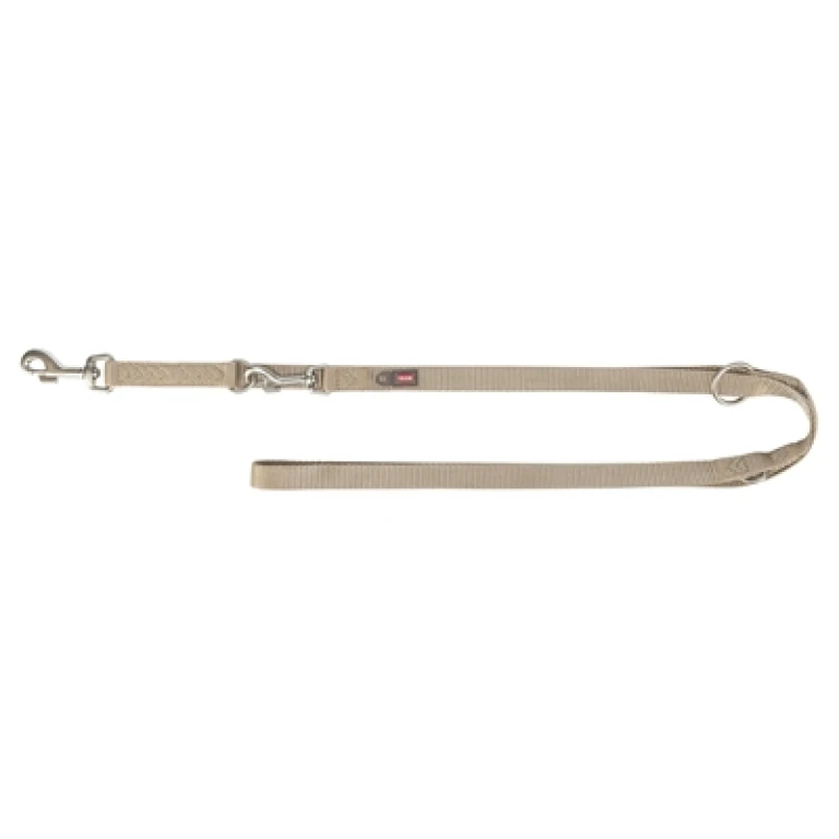 TRIXIE Verstelbare Hondenriem Premium - Zand Taupe - 1 stuk