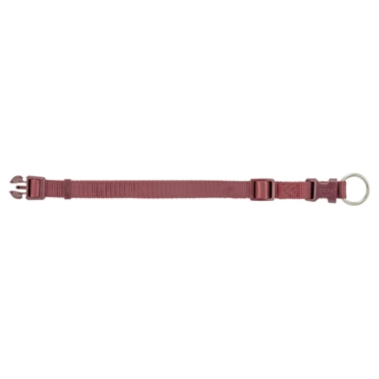 TRIXIE Hondenhalsband Premium Sangria Rood - 22-35 cm - 1 stuk