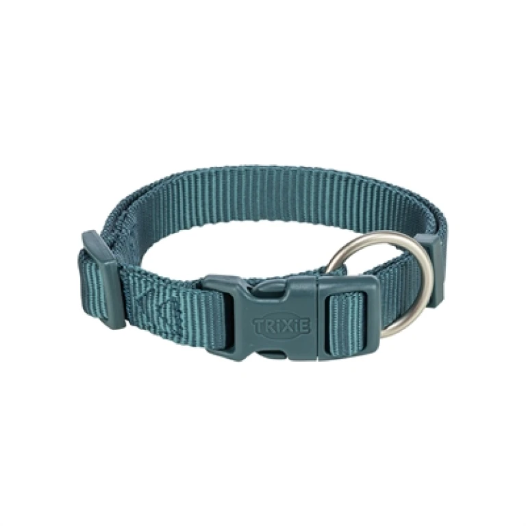 TRIXIE Hondenhalsband Premium Petrol Blauw 35-55 cm - 1 stuk