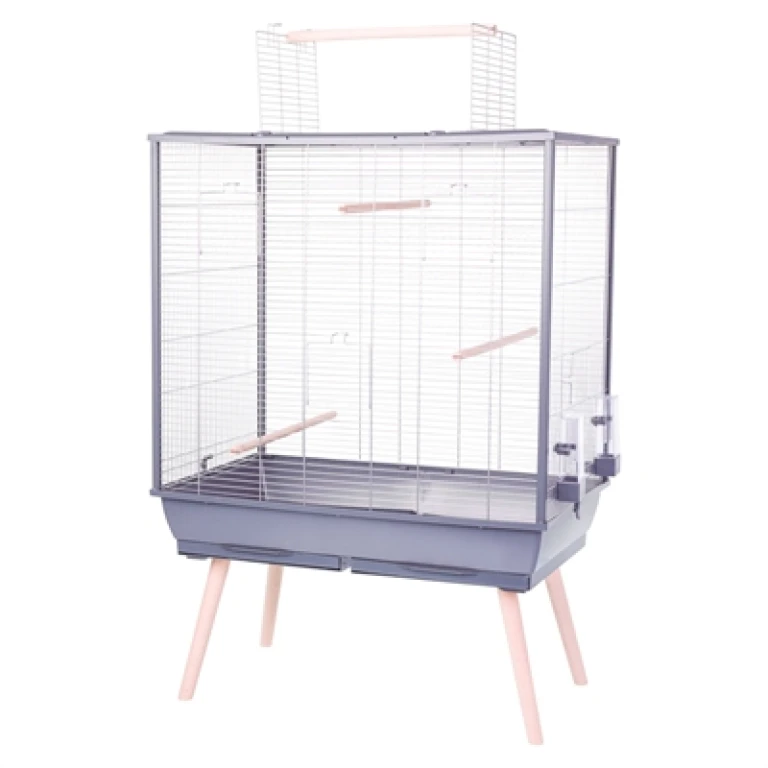 Vogelkooi Grijs 81x48x130 cm - 1 stuk
