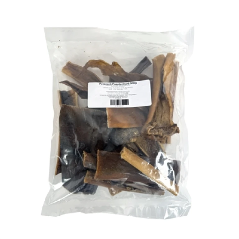 Hondensnack Paardenhuid Zonder Haar 500 gr