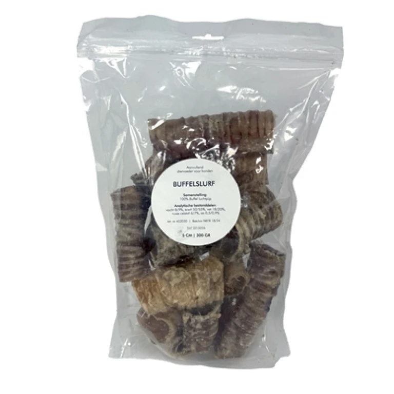 Hondensnack Buffelslurf 250 gram