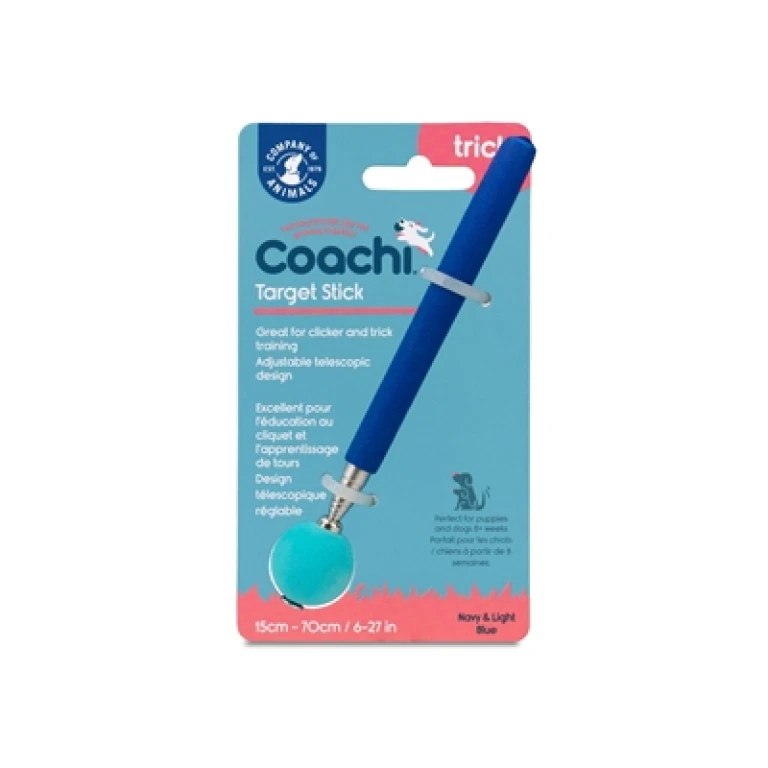 The Company of Animals Coachi Target Stick Aanwijsstick Blauw - 1 stuk