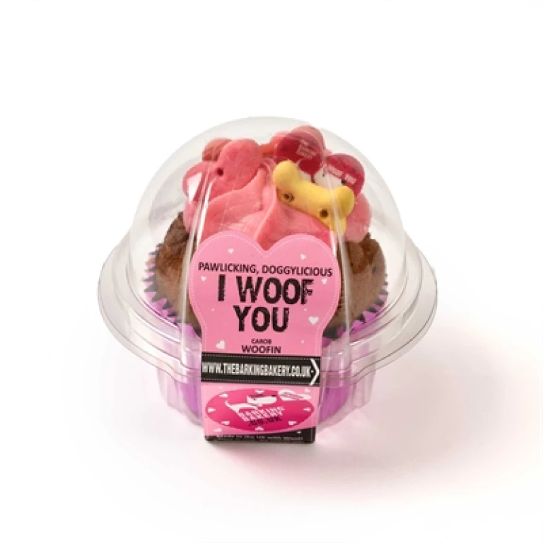 Hondensnack Cupcake Valentine Woofin 75g (1 stuk)