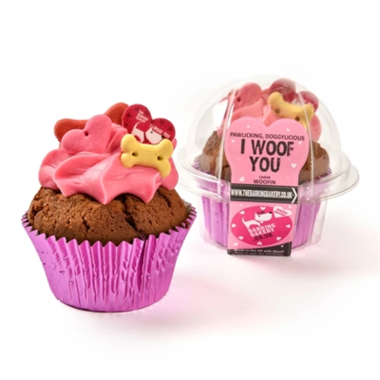 Hondensnack Cupcake Valentine Woofin 75g (1 stuk)