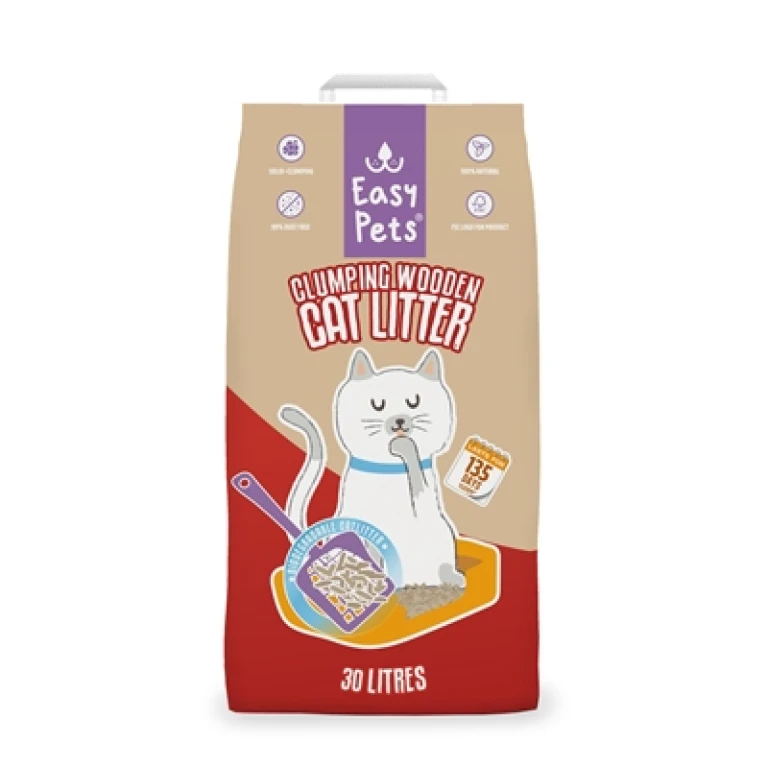 Easypets Klontvormende Kattenbakvulling Hout 30L 1 stuk