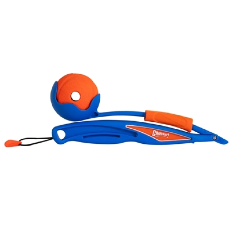 Chuckit Fetch & Fold Mini Launcher Werpstok incl. Medium Bal - 1 stuk
