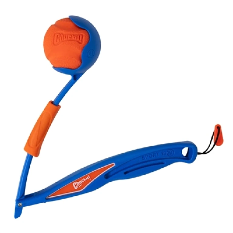 Chuckit Fetch & Fold Mini Launcher Werpstok incl. Medium Bal - 1 stuk