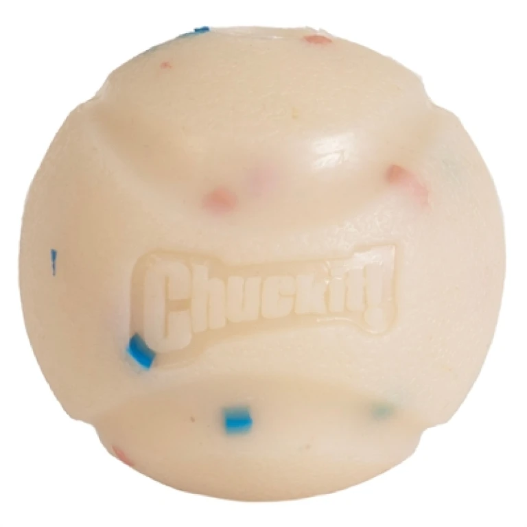 Chuckit Birthday Ball Speelbal met Vanillegeur - 1 stuk - 6 cm