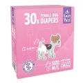 EasyPets Hondenluiers Wit M/L 30 stuks