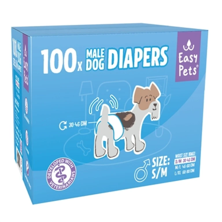 Easypets Hondenluiers Reu S/M 100 stuks