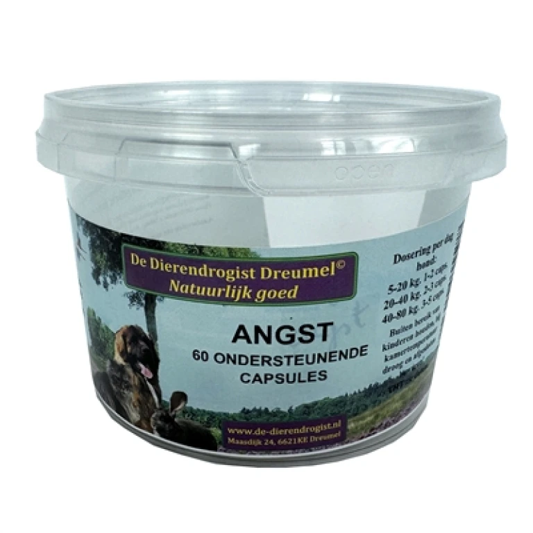 Voedingssupplement tegen angst voor honden - 60 capsules