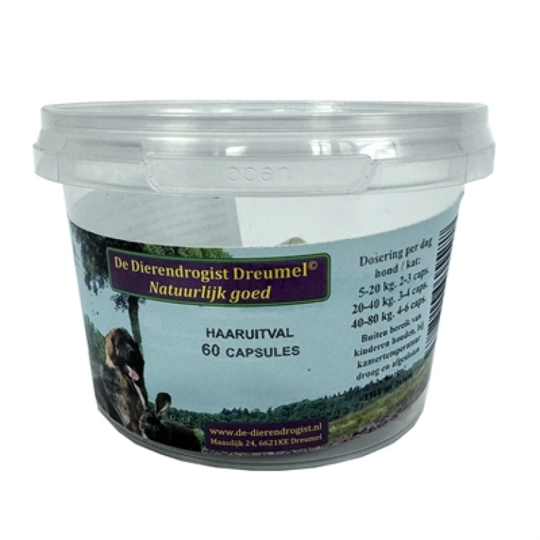 Voedingssupplement Bij Haaruitval Capsules 60 stuk