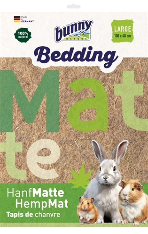 Bunny Nature Hennepvezel Mat 100x40 cm - 1 stuk